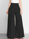 Womenβs High Waist Wide Leg Pants β Elegant Casual Office Wear, Solid Loose Long Trousers