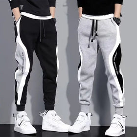 Menβs Black Jogger Pants β Hip Hop Drawstring Trousers, Casual Loose Fit Sweatpants