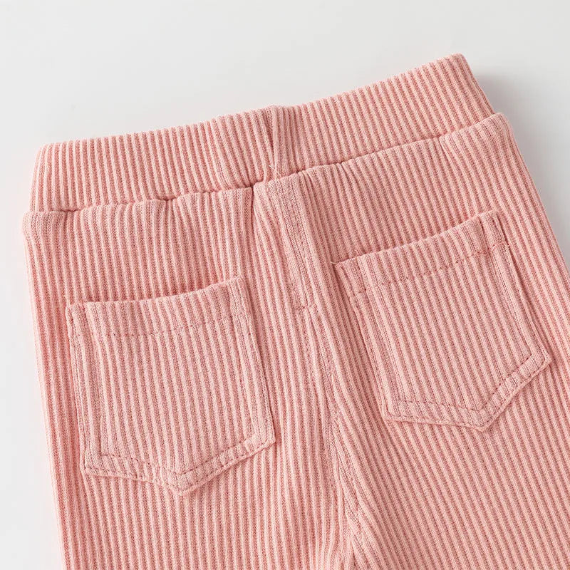 Children's Pants For Girls Boys Solid Big PP Kids Pants Spring Autumn Baby Toddler Long Trousers Casual Kid Trouser 1-6Years Old