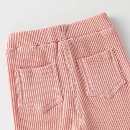 Children's Pants For Girls Boys Solid Big PP Kids Pants Spring Autumn Baby Toddler Long Trousers Casual Kid Trouser 1-6Years Old