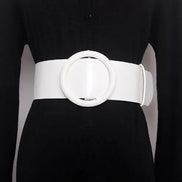 Women’s Clothing Accessories, Big Wide Leather Belt, Top-Quality Strap for Jeans