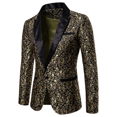 Men’s Floral Party Suit – Stylish Blazer, Wedding Tuxedo & Prom Jacket