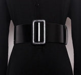 Women’s Clothing Accessories, Big Wide Leather Belt, Top-Quality Strap for Jeans, Feminine Round Buckle Fashion Belts