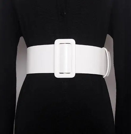 Women’s Clothing Accessories, Big Wide Leather Belt, Top-Quality Strap for Jeans