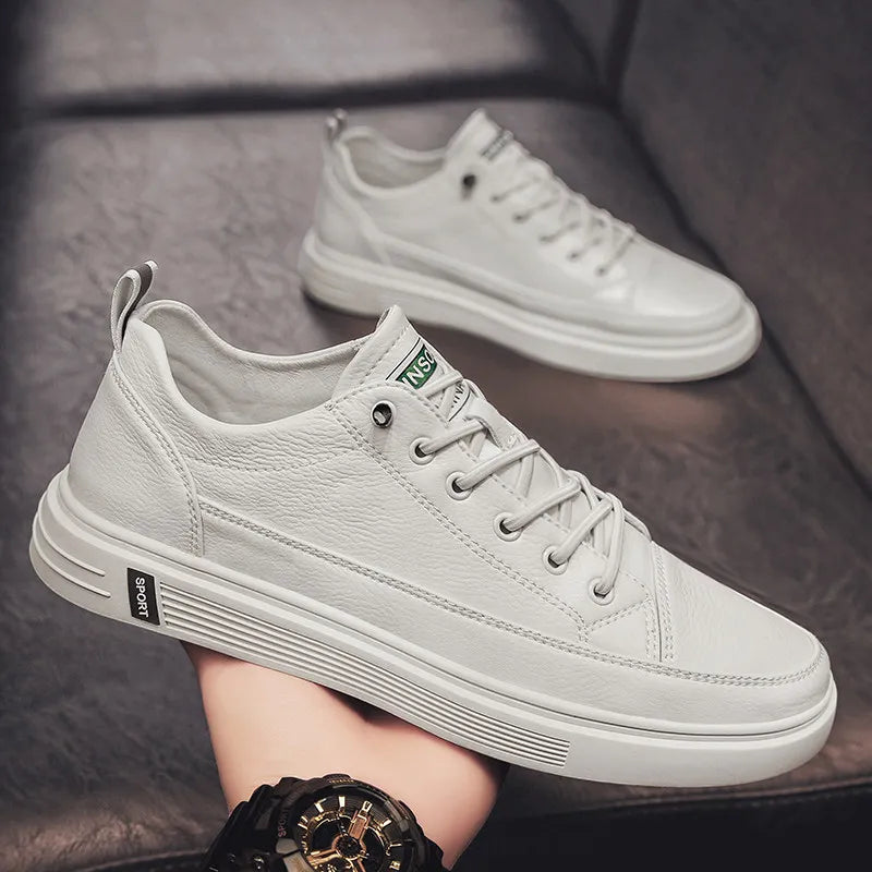 Men’s Comfortable Flat Casual Shoes, Outdoor Sneakers, High-End Fashion Dress Shoes, Stylish One-Pedal Footwear for Men