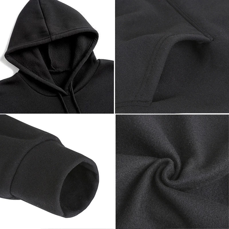 Custom Printed Men’s and Women’s Hoodie, Loose Casual Long Sleeve Pullover
