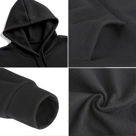Custom Printed Men’s and Women’s Hoodie, Loose Casual Long Sleeve Pullover