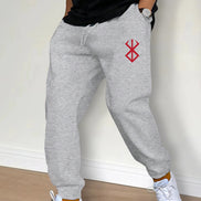 Men’s Casual Drawstring Joggers, Workout Running Gym Pants, Fitness Sports Streetwear Trousers