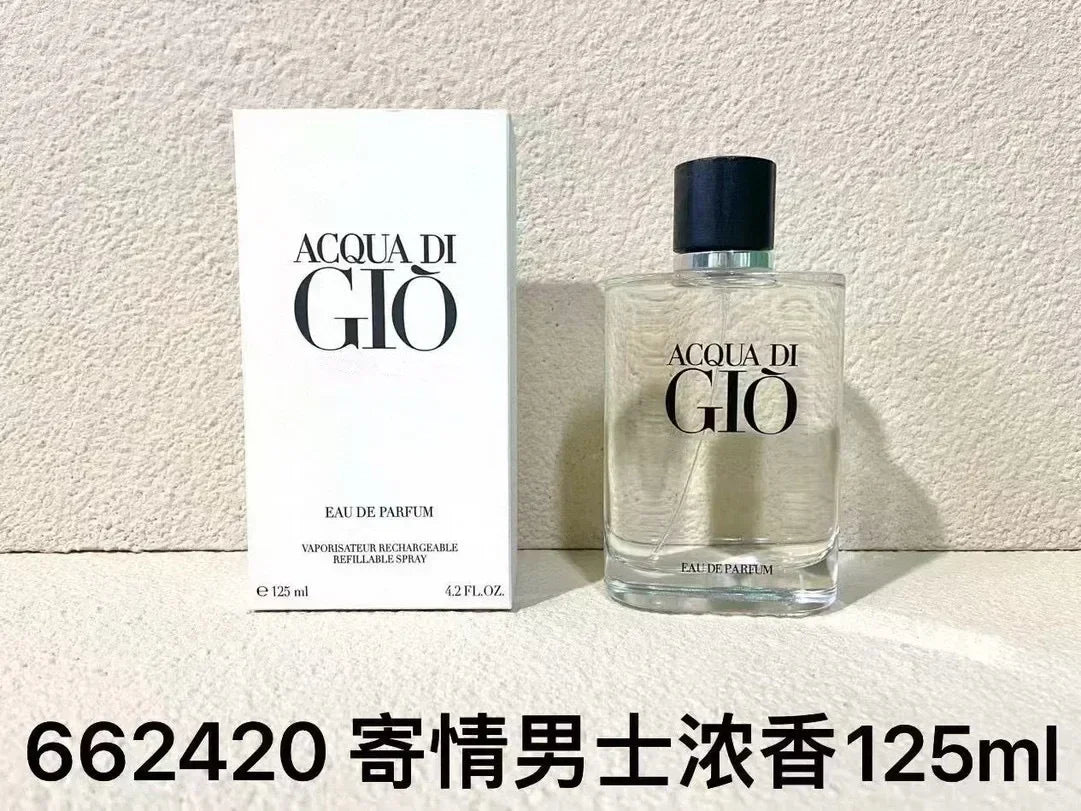 Brand Inspired Giorgio Acqua di Gio Pour Homme Eau de Toilette, Aquatic Fresh Fragrance for Men, Long Lasting Masculine Scent