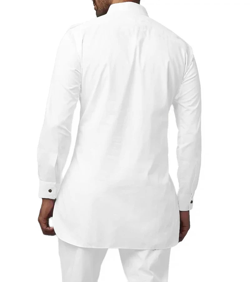 2-Piece African Men’s Kaftan Set – Traditional Dashiki Robe, Party & Evening Wear