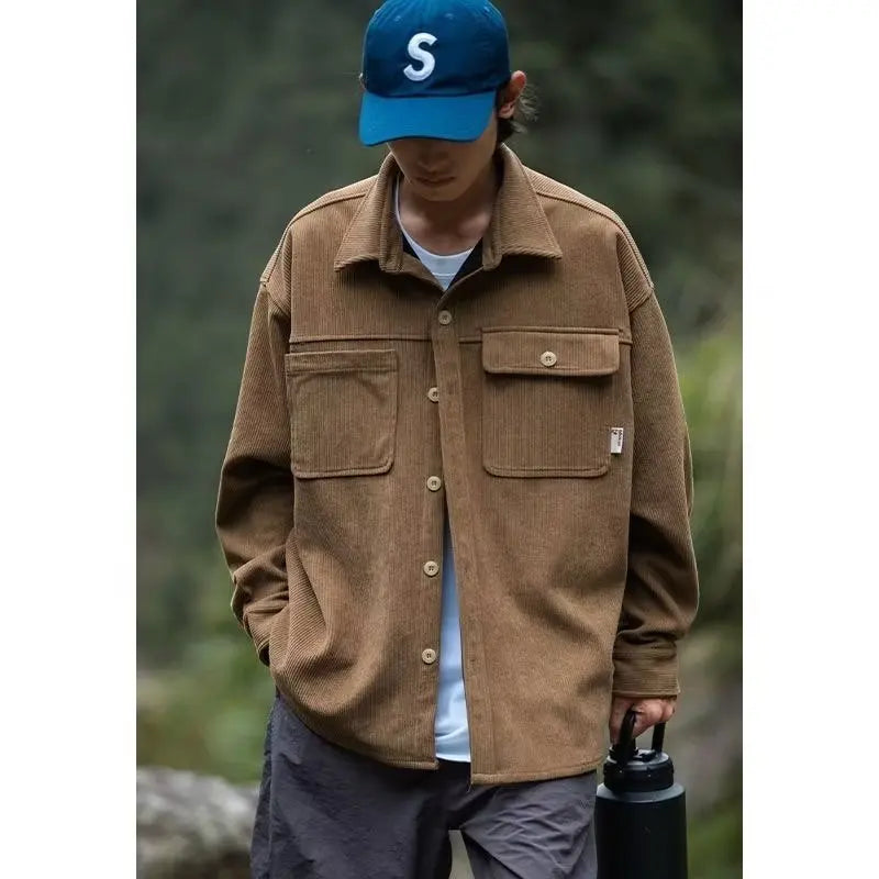 Men’s Spring Autumn Jacket, Comfortable Casual Fashion Trend, Ideal for Daily Shopping, Commuting, and Everyday Outerwear