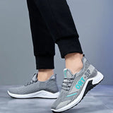 Men’s Fashion Sports Shoes, Casual Breathable Running Shoes, Outdoor Walking and Training Sneakers, Comfortable Tennis Shoes