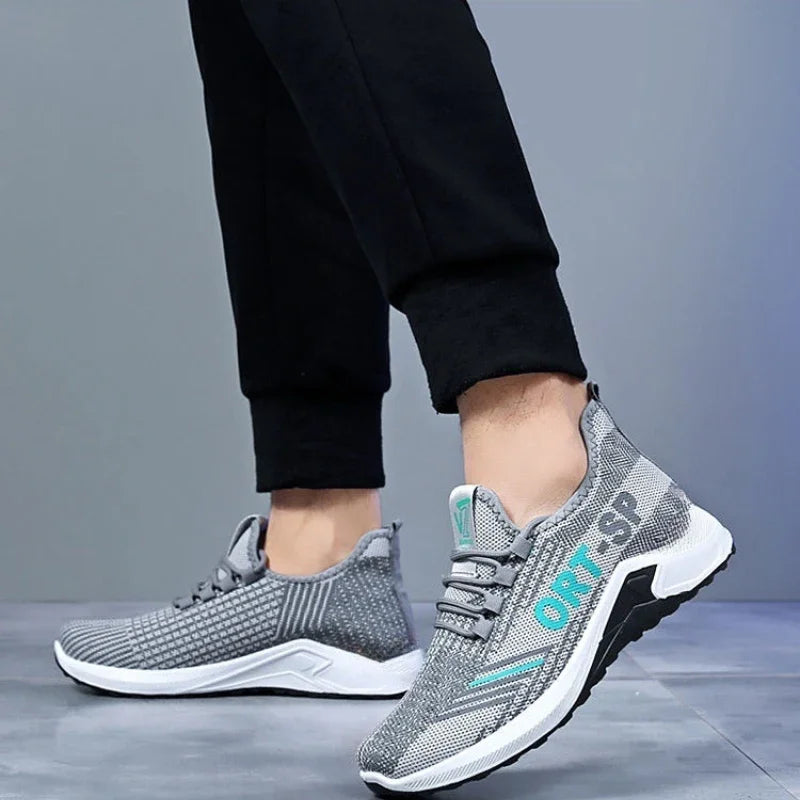 Men’s Fashion Sports Shoes, Casual Breathable Running Shoes, Outdoor Walking and Training Sneakers, Comfortable Tennis Shoes