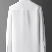 Men’s Long-Sleeve Printed Shirt, Fashionable Button-Up, Hipster Style, Elegant Casual Luxury Top