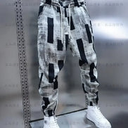 Men’s Trousers, Baggy Pants for Sports, Casual Korean Style Clothing