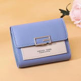 Fashion Short Women Wallets PU Leather Women Luxury Wallet Hasp Small Wallet Trend Brand Coin Purse Ladies Card Bag Mini Clutch