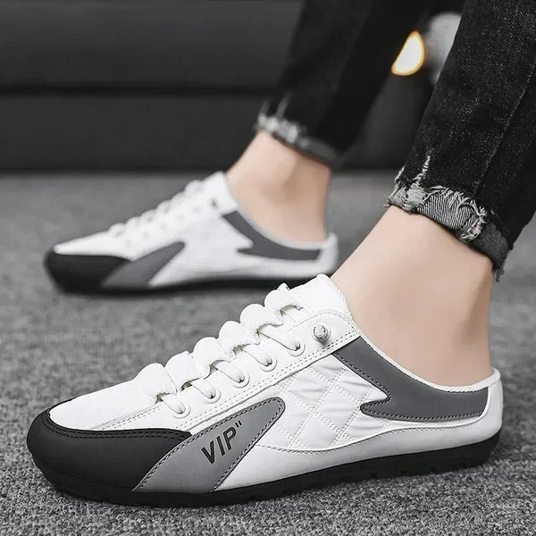 Men’s Summer Slippers, Trendy Flat-Bottom Casual Shoes, Soft Sole Support Footwear, Comfortable Men’s Sneakers for Everyday Wear