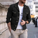 Hip-Hop Men’s Denim Jacket, Streetwear Casual Cotton Slim Jeans Coat, Male Brand Cowboy Jacket, Ropa Para Hombre