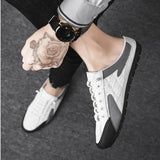 Men’s Summer Slippers, Trendy Flat-Bottom Casual Shoes, Soft Sole Support Footwear, Comfortable Men’s Sneakers for Everyday Wear