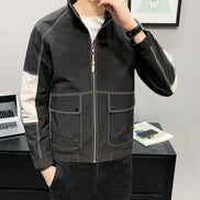 Men’s Trendy Coat, Spring Autumn Aesthetic High-Quality Vintage Jacket
