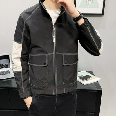 Men’s Trendy Coat, Spring Autumn Aesthetic High-Quality Vintage Jacket