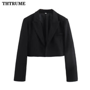 Women’s White Jacket, Basic Long Sleeve, Casual Open Front Coat, Autumn-Winter Office Outerwear