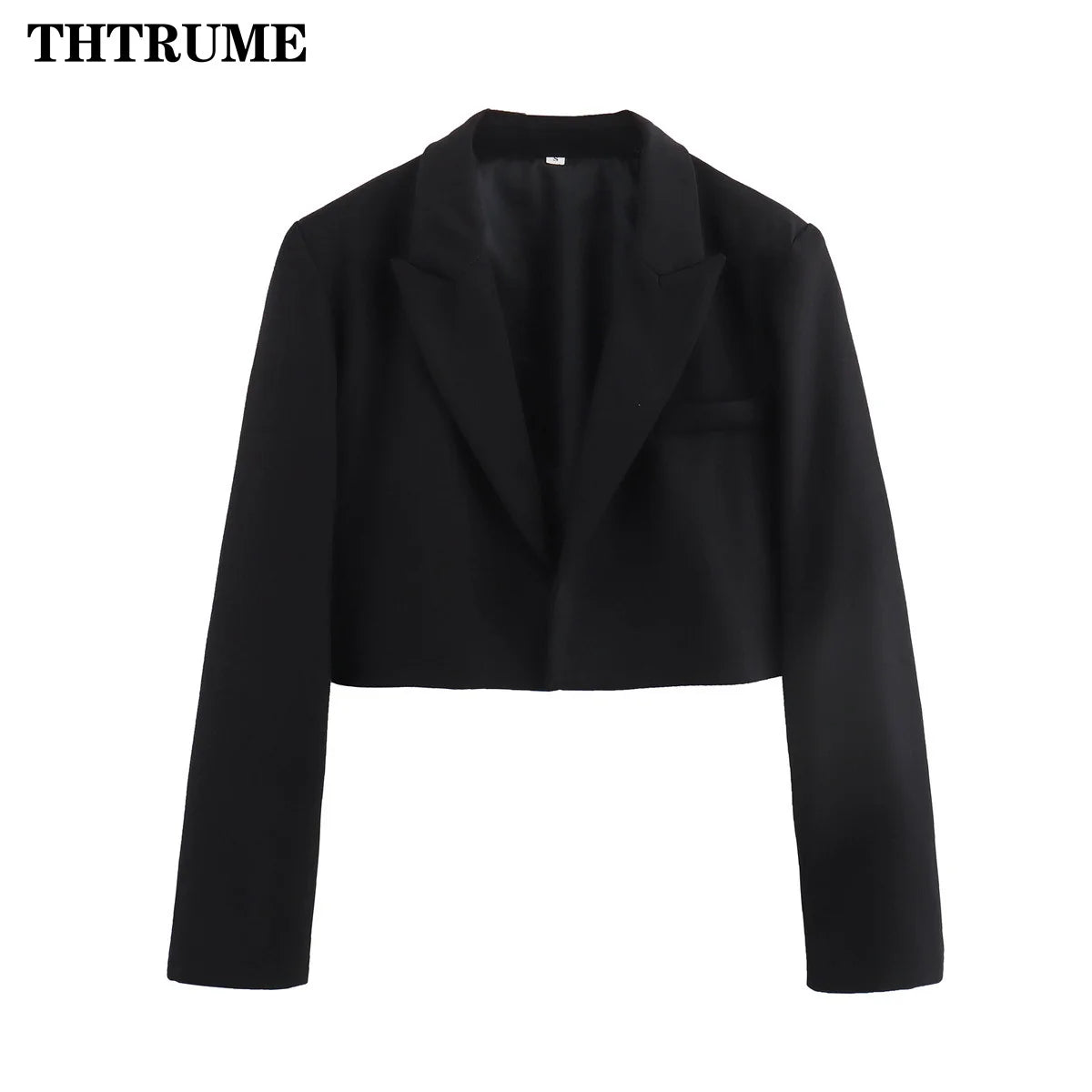 Women’s White Jacket, Basic Long Sleeve, Casual Open Front Coat, Autumn-Winter Office Outerwear