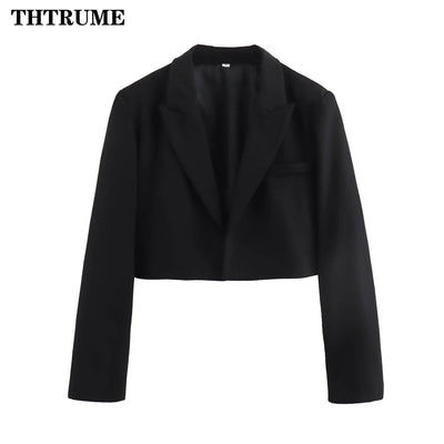Women’s White Jacket, Basic Long Sleeve, Casual Open Front Coat, Autumn-Winter Office Outerwear
