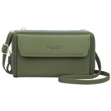 Women’s Designer Brand Wallet, Multi-Compartment Clutch, Long Large Card Purse