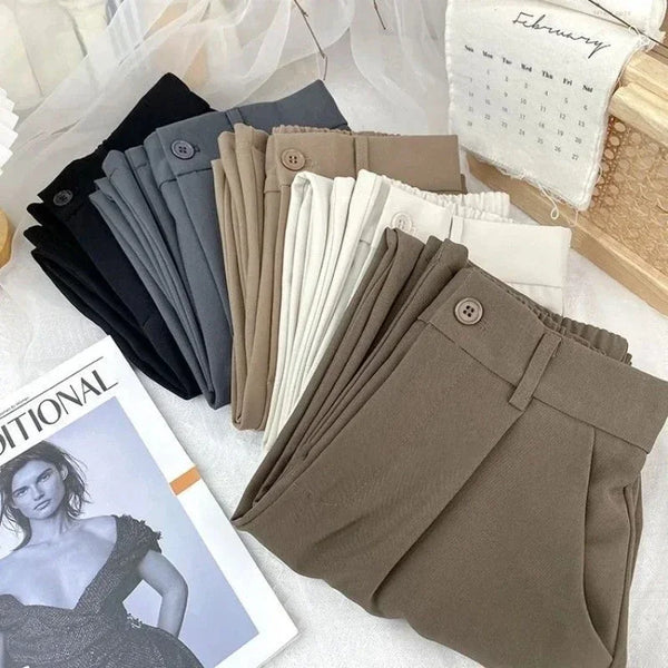Fashion Children’s Wide Leg Pants – Summer Casual Thin Chiffon Cropped Trousers for Teen Girls, Sizes 2–10 Years