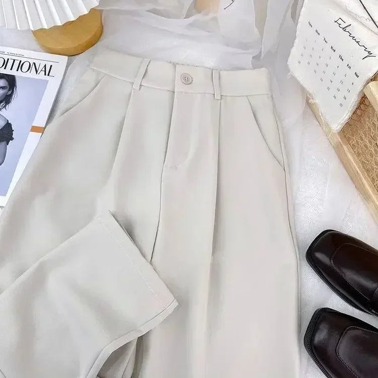 Kids’ Wide Leg Pants – Summer Chiffon Cropped Trousers for Girls, Ages 2–10