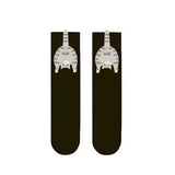 3D Cute Cat Socks Black/White Funny Cat Cotton Socks Breathable Soft Girl Women Novelty Stocking Kawaii Gift Sock Set