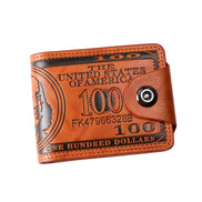 Men's Wallets  Dollar PatternWallet Male Leather Walet