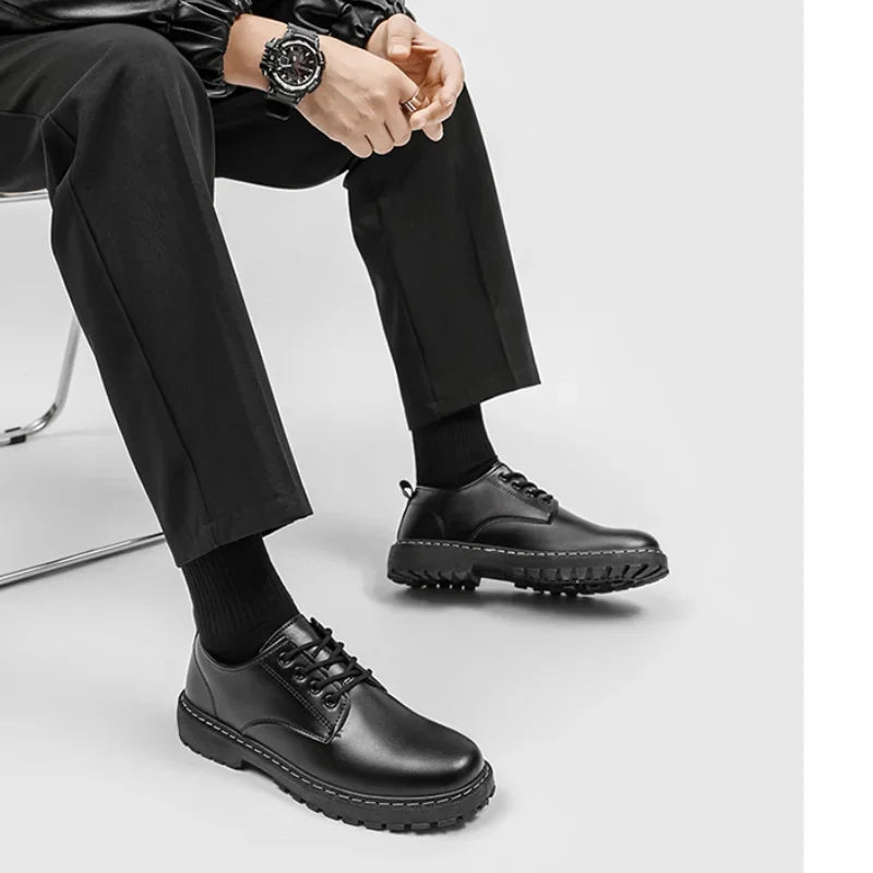 Fashion Gentleman Shoes, Luxury Men’s White Versatile Dress Shoes, Summer Sports Shoes, Casual Leather Footwear