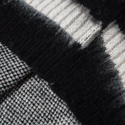 Men’s High Street Hip-Hop Loose Jacquard Turtleneck Sweater