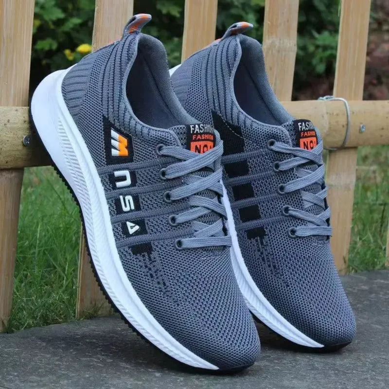 Men’s Fashion Sports Shoes, Casual Breathable Running Shoes, Outdoor Walking and Training Sneakers, Comfortable Tennis Shoes