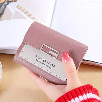 Fashion Short Women Wallets PU Leather Women Luxury Wallet Hasp Small Wallet