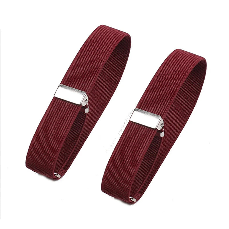 1 Pair Adjustable Elastic Armband, Shirt Sleeve Holder, Fashion Arm Cuffs