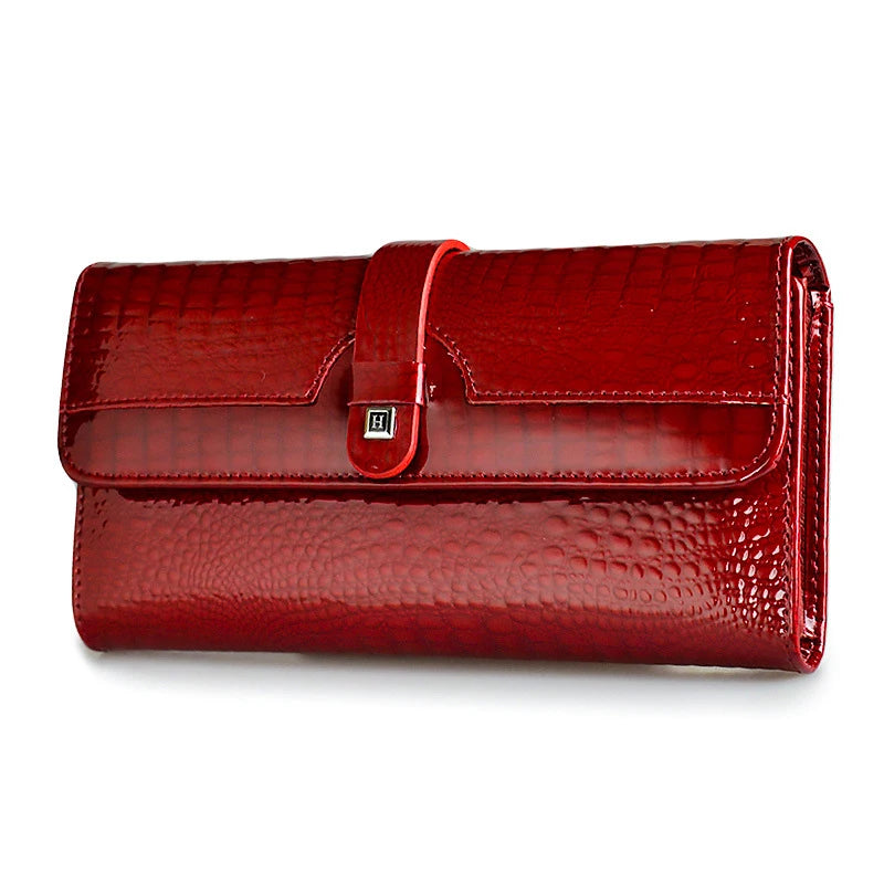 Fashion Women's Genuine Leather Handbags Women Luxury Designer Wallets