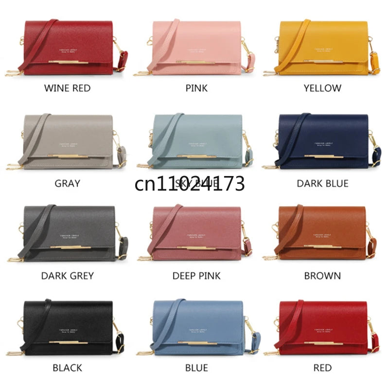 Women’s Korean Wallet Handbag, Multi-Card Large Capacity Casual Shoulder Bag, Mobile Phone Pocket, Stylish Fashionable Design