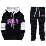 Men’s Hoodies, Fashion Print Casual Sweatshirt Pullover, Daily Comfort for Office or Home, Jogging Sports Tops and Pants