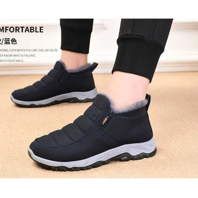 Men’s Casual Shoes, Autumn/Winter Warm Cotton, Chunky Sole, Comfortable Stylish Footwear