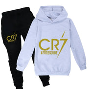 Kid's Clothes Hoodie +Pants Suit 2pcs Set Boy Tracksuit 3-12 Years Spring Autumn Sweatshirt Set Football CR7 Children Sportsuit