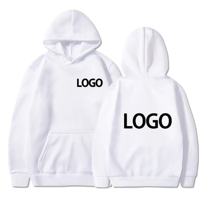 Custom Printed Men’s and Women’s Hoodie, Loose Casual Long Sleeve Pullover