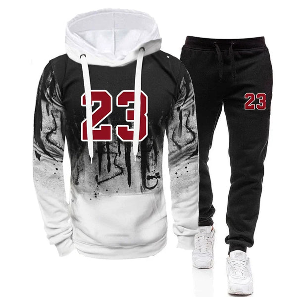 Men’s Casual Hoodie, Jogging Sweatshirt Top, Fashion Comfortable Autumn Winter Sportswear, Daily Wear Sweatpants Outfit