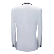 Men’s Floral Wedding Suit – Jacket & Pants, Party Banquet Stage Performance Blazer Set
