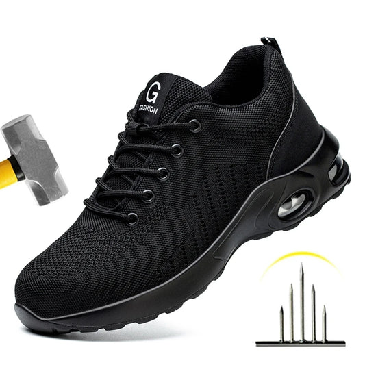 Safety Shoes for Men and Women, Breathable Work Sports Footwear,