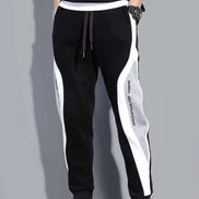 Men’s Black Jogger Pants – Hip Hop Drawstring Trousers, Casual Loose Fit Sweatpants