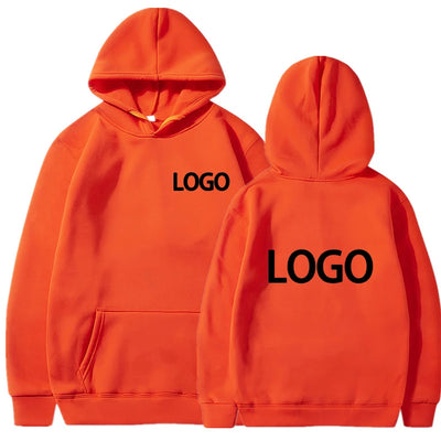Custom Printed Men’s and Women’s Hoodie, Loose Casual Long Sleeve Pullover