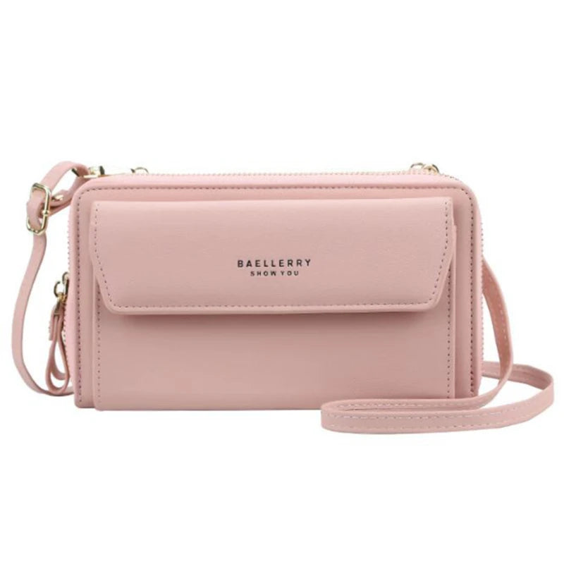 Women’s Designer Brand Wallet, Multi-Compartment Clutch, Long Large Card Purse